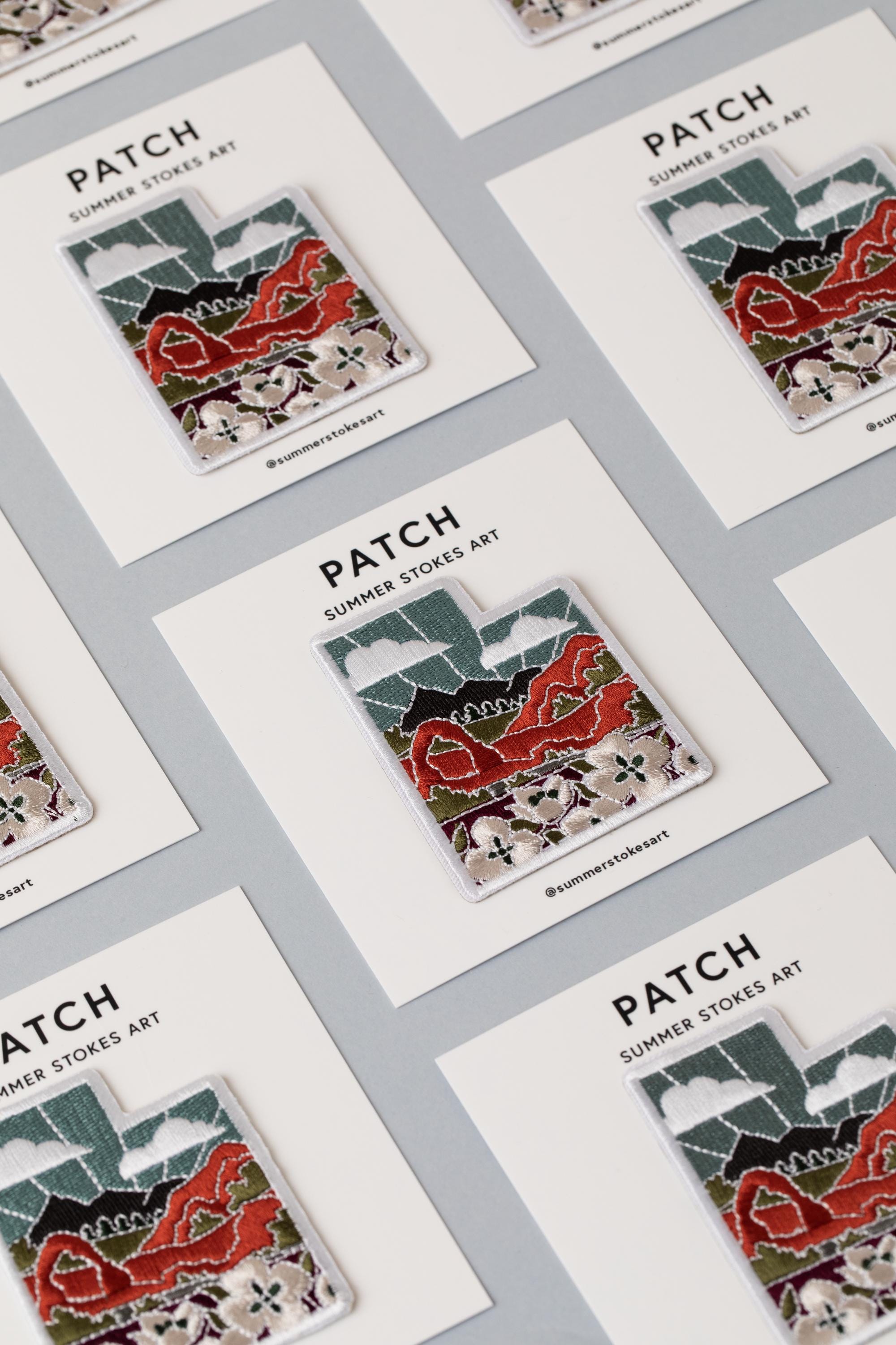 Utah Iron-On Patch | 2.5&quot; Patch | Embroidered Sew-on or Iron-on Applique