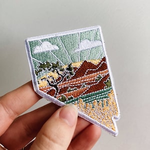 Nevada Iron-On Patch | 3&quot; Patch | Embroidered Sew-on or Iron-on Applique