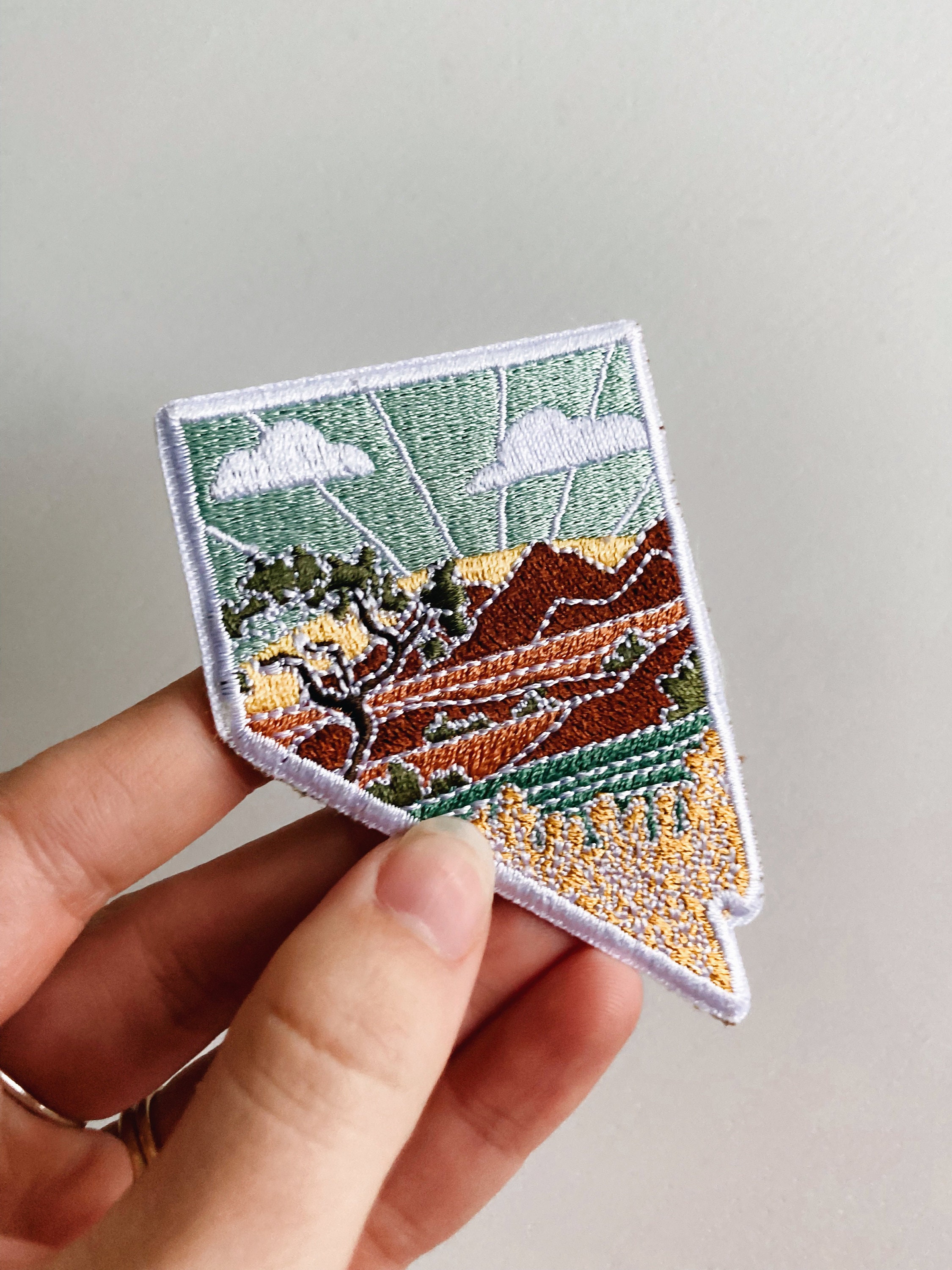 Nevada Iron-On Patch | 3&quot; Patch | Embroidered Sew-on or Iron-on Applique