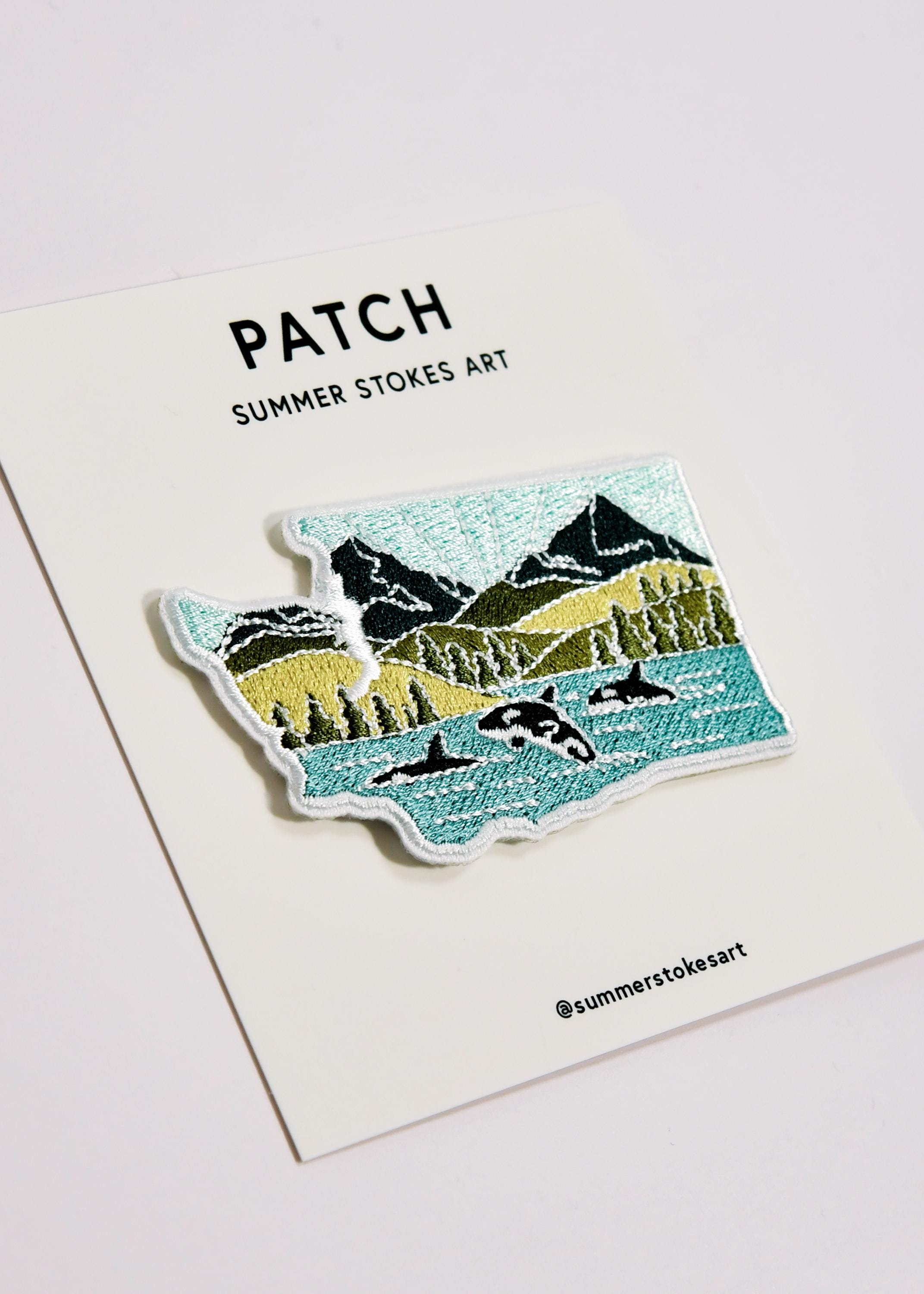 Washington Iron-On Patch | 3&quot; Patch | Embroidered Sew-on or Iron-on Applique