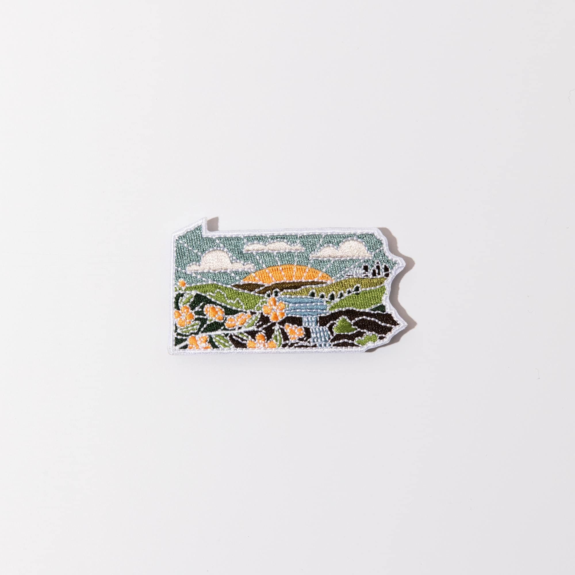 Pennsylvania Iron-On Patch | 3&quot; Patch | Embroidered Sew-on or Iron-on Applique