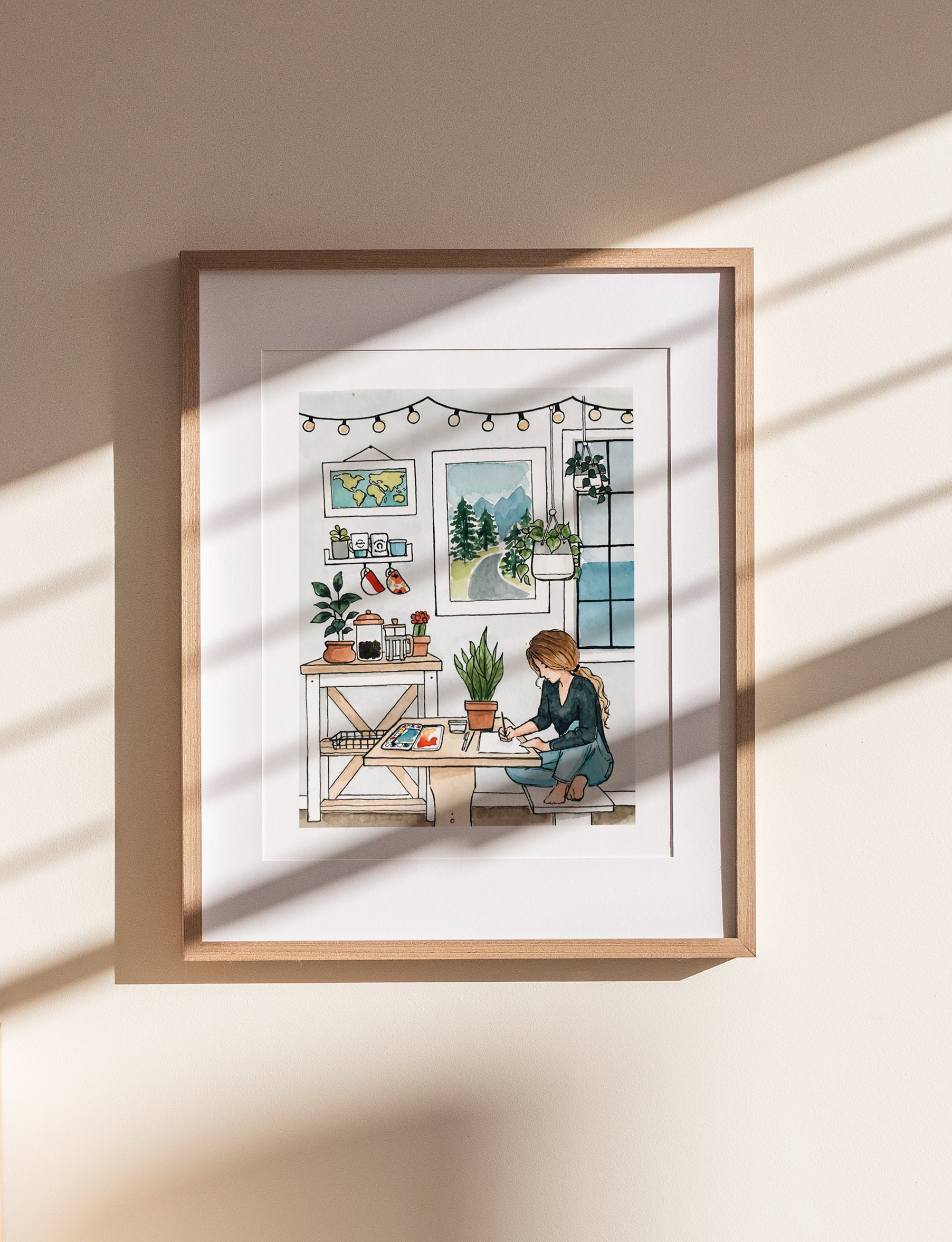 Artist Print | Watercolor Illustration | Wall Art | 8x10&quot; Archival Art Print