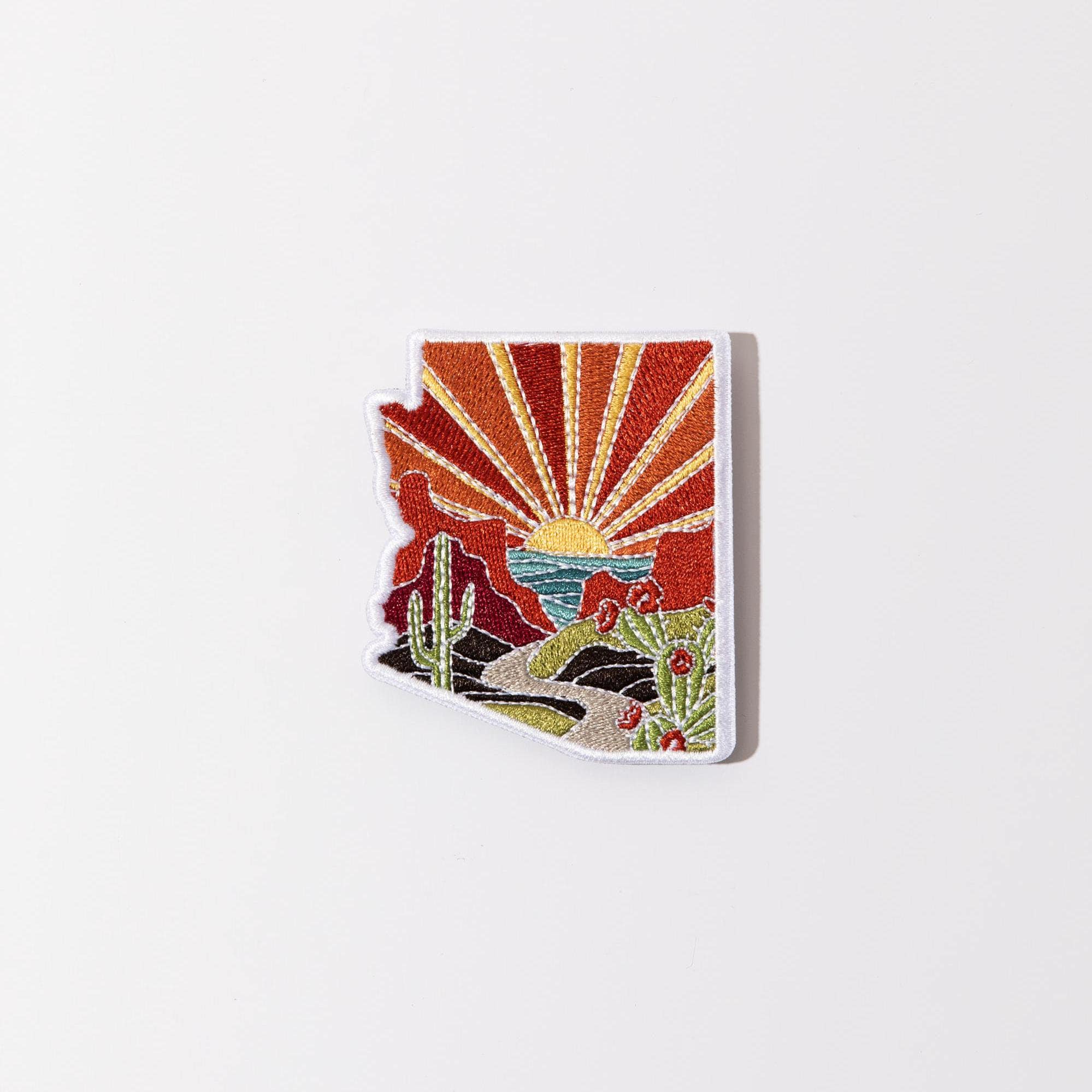 Arizona Iron-On Patch | 2.5&quot; Patch | Embroidered Sew-on or Iron-on Applique