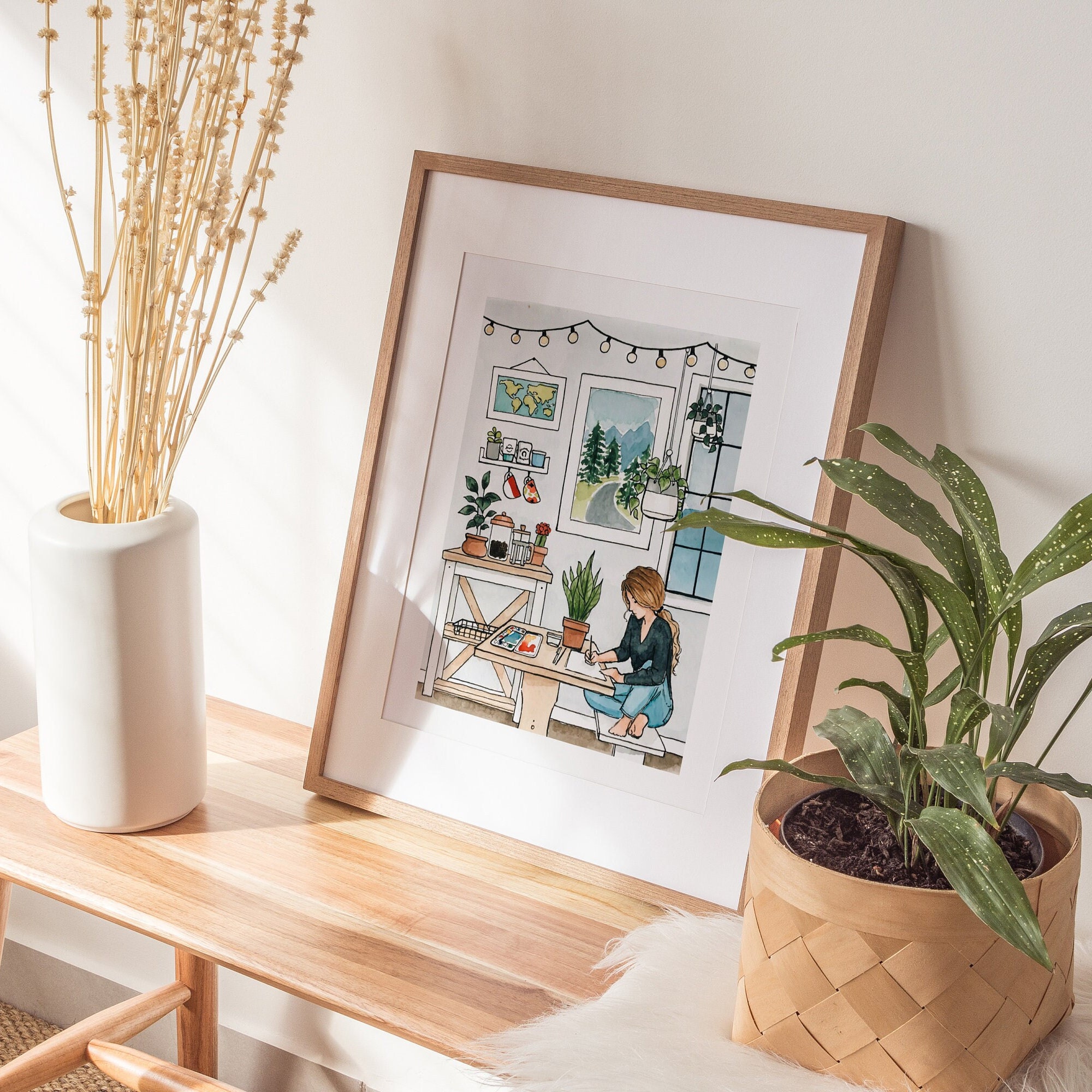 Artist Print | Watercolor Illustration | Wall Art | 8x10&quot; Archival Art Print