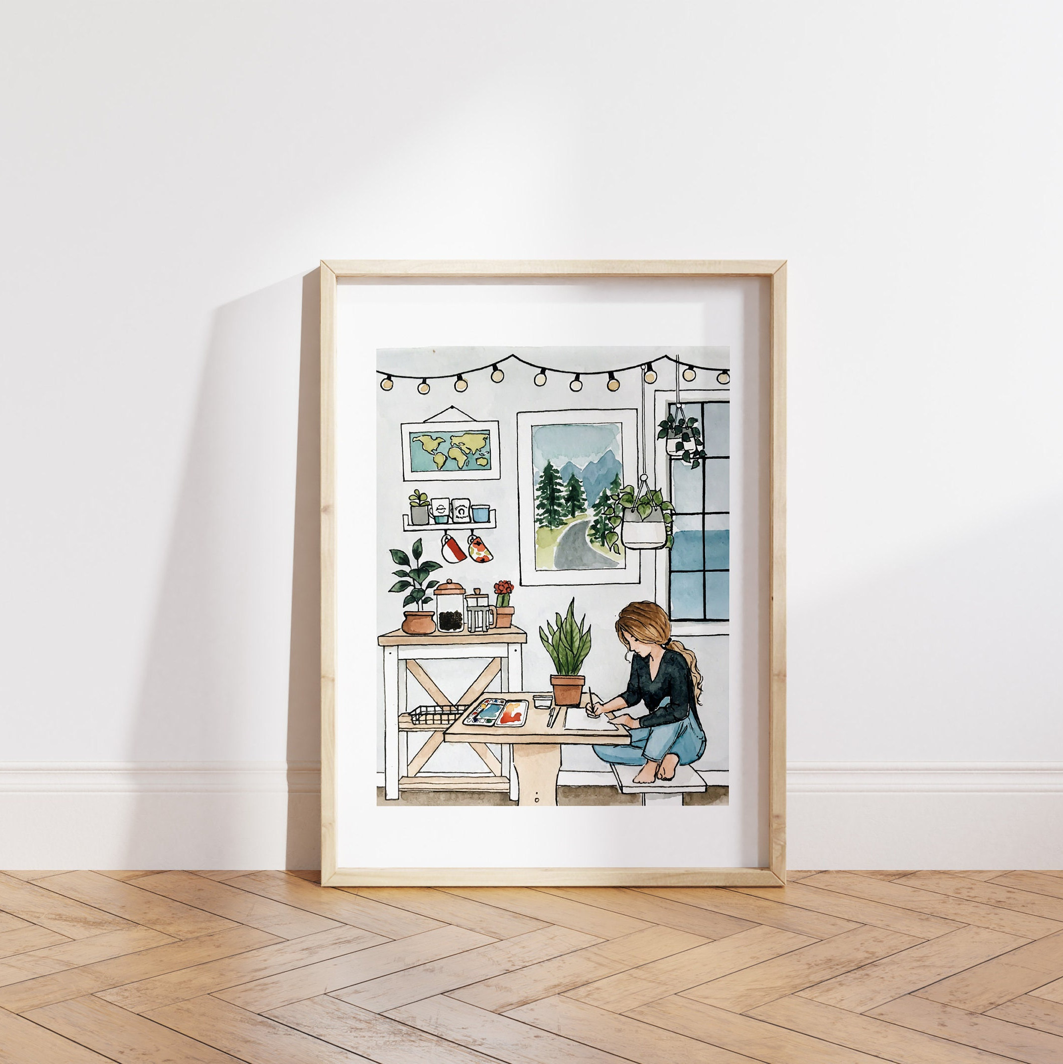 Artist Print | Watercolor Illustration | Wall Art | 8x10&quot; Archival Art Print