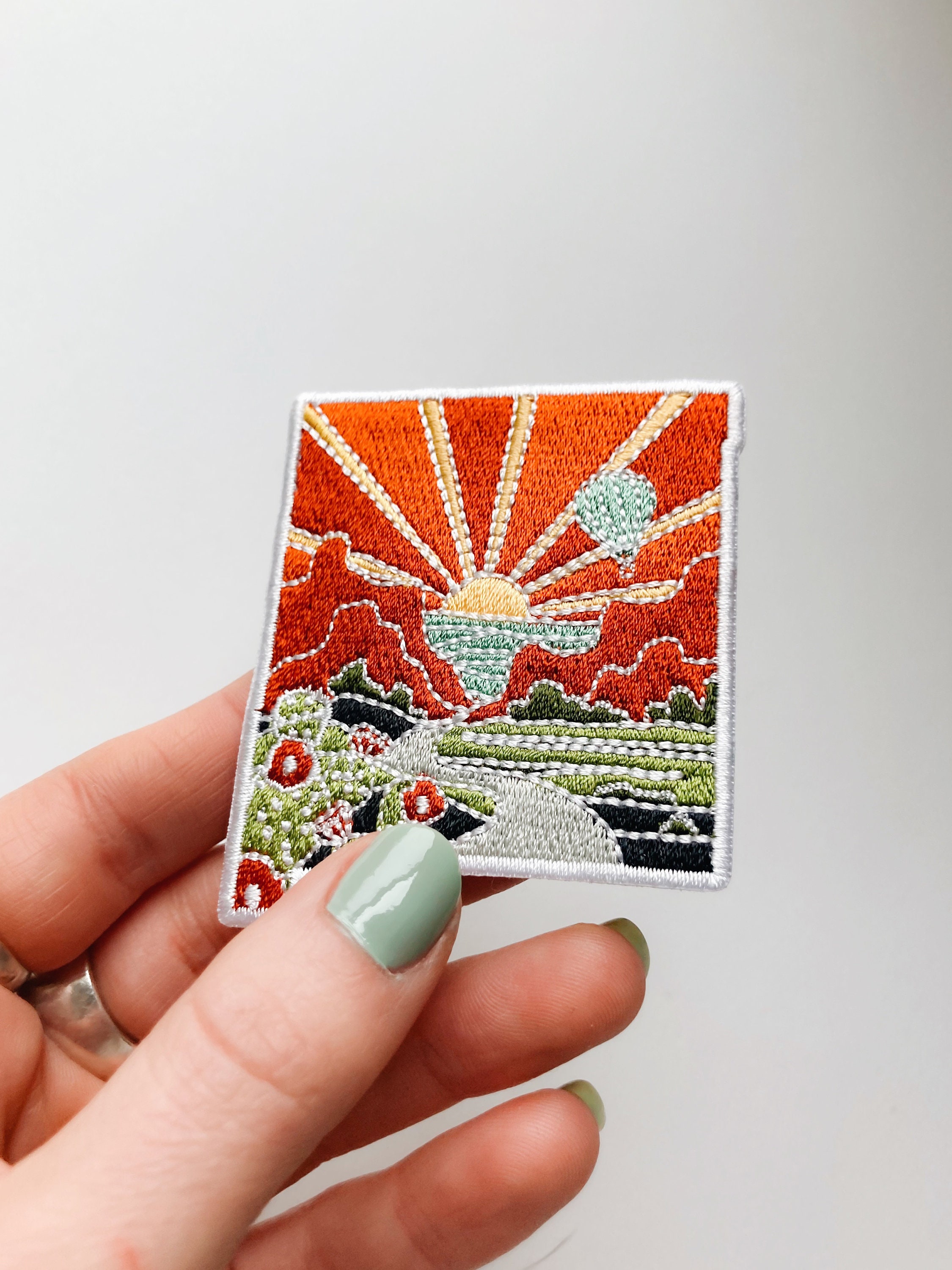 New Mexico Iron-On Patch | 2.5&quot; Patch | Embroidered Sew-on or Iron-on Applique