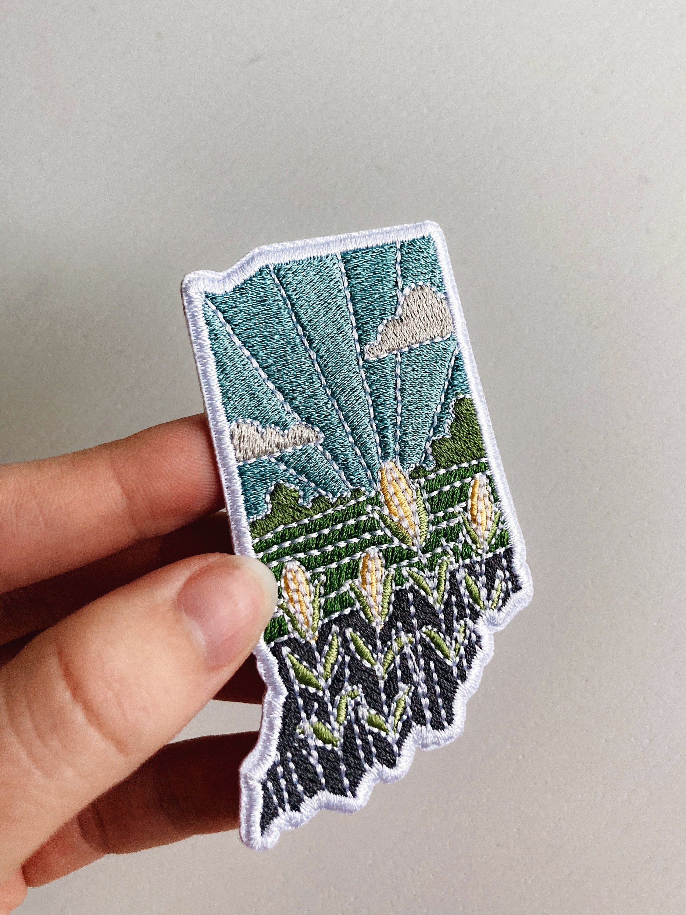 Indiana Iron-On Patch | 3&quot; Patch | Embroidered Sew-on or Iron-on Applique