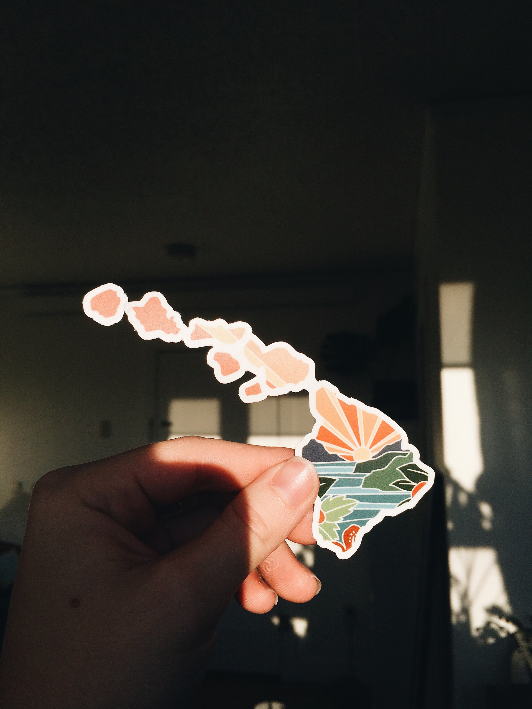 Hawaii Durable Sticker | High Quality Bumper Sticker | United States Vinyl Decal | Weatherproof Sticker | Water Bottle Sticker | 4&quot;