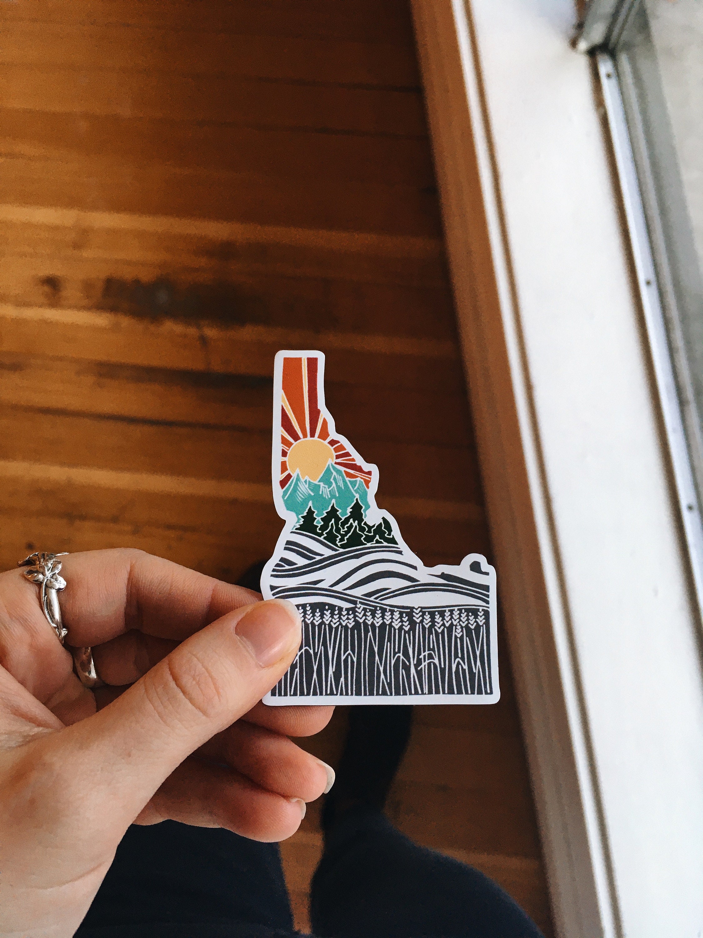Idaho Car Magnet | Weatherproof State Magnet | Outdoorsy Magnet | Locker Magnet | Fridge Magnet | Weatherproof Magnet | 3&quot;