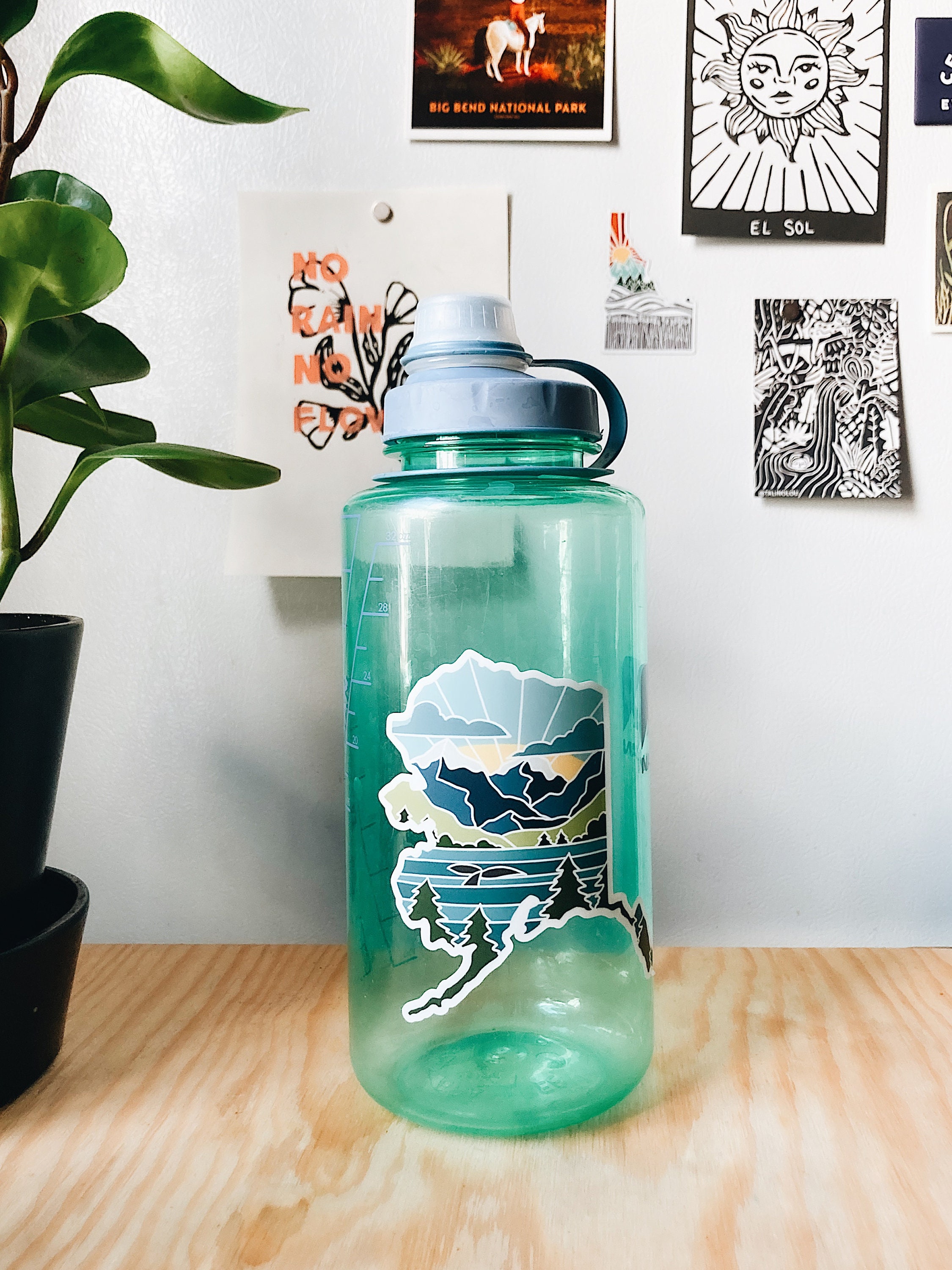 Alaska Durable Sticker | High Quality Bumper Sticker | United States Vinyl Decal | Weatherproof Sticker | Water Bottle Sticker | 4&quot;