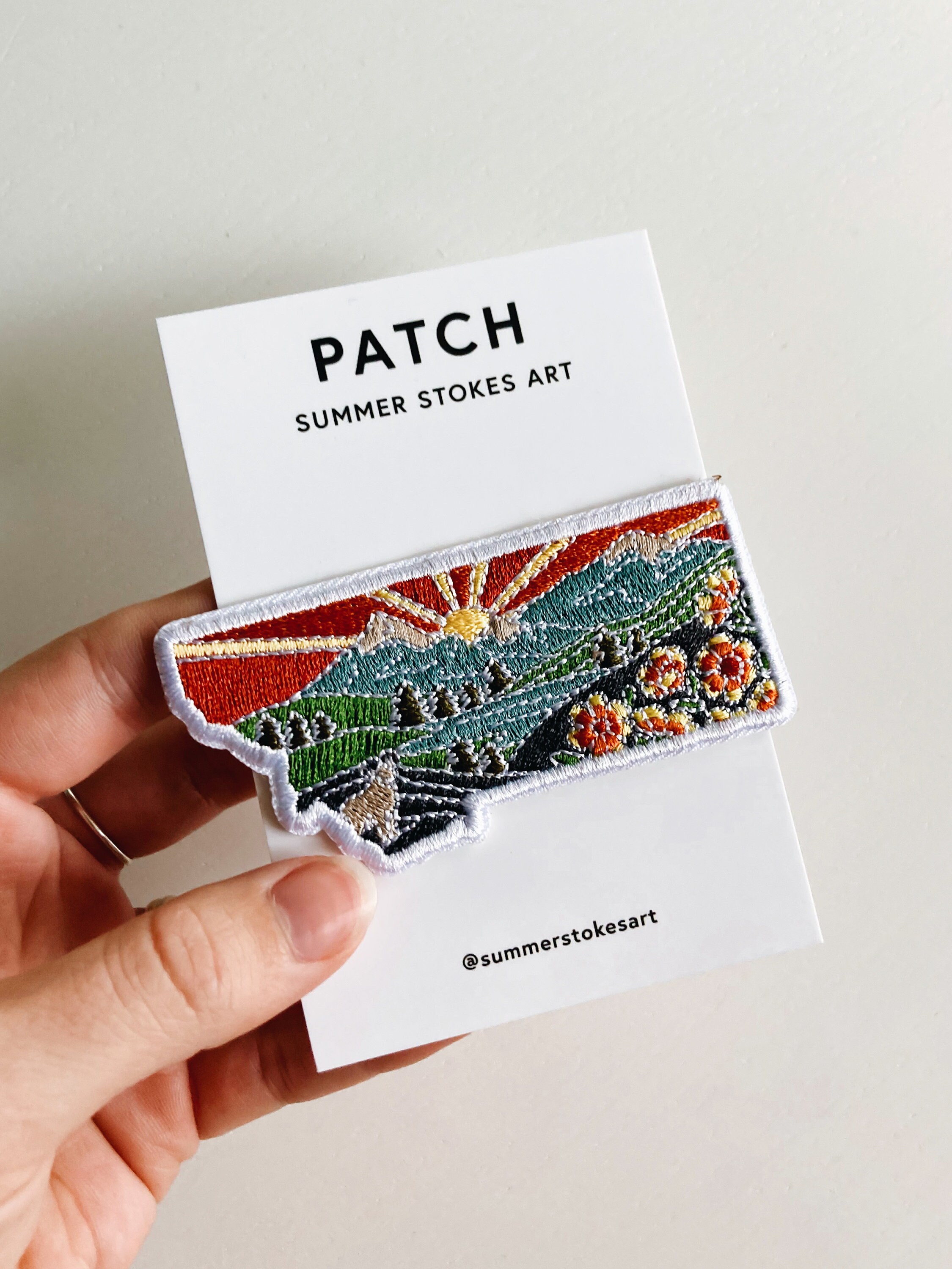 Montana Iron-On Patch | 3&quot; Patch | Embroidered Sew-on or Iron-on Applique