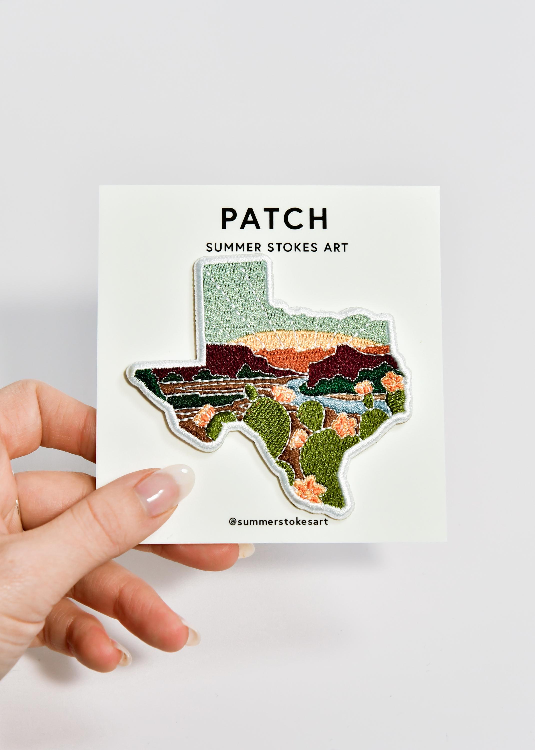 Texas Iron-On Patch | 2.5&quot; Patch | Embroidered Sew-on or Iron-on Applique