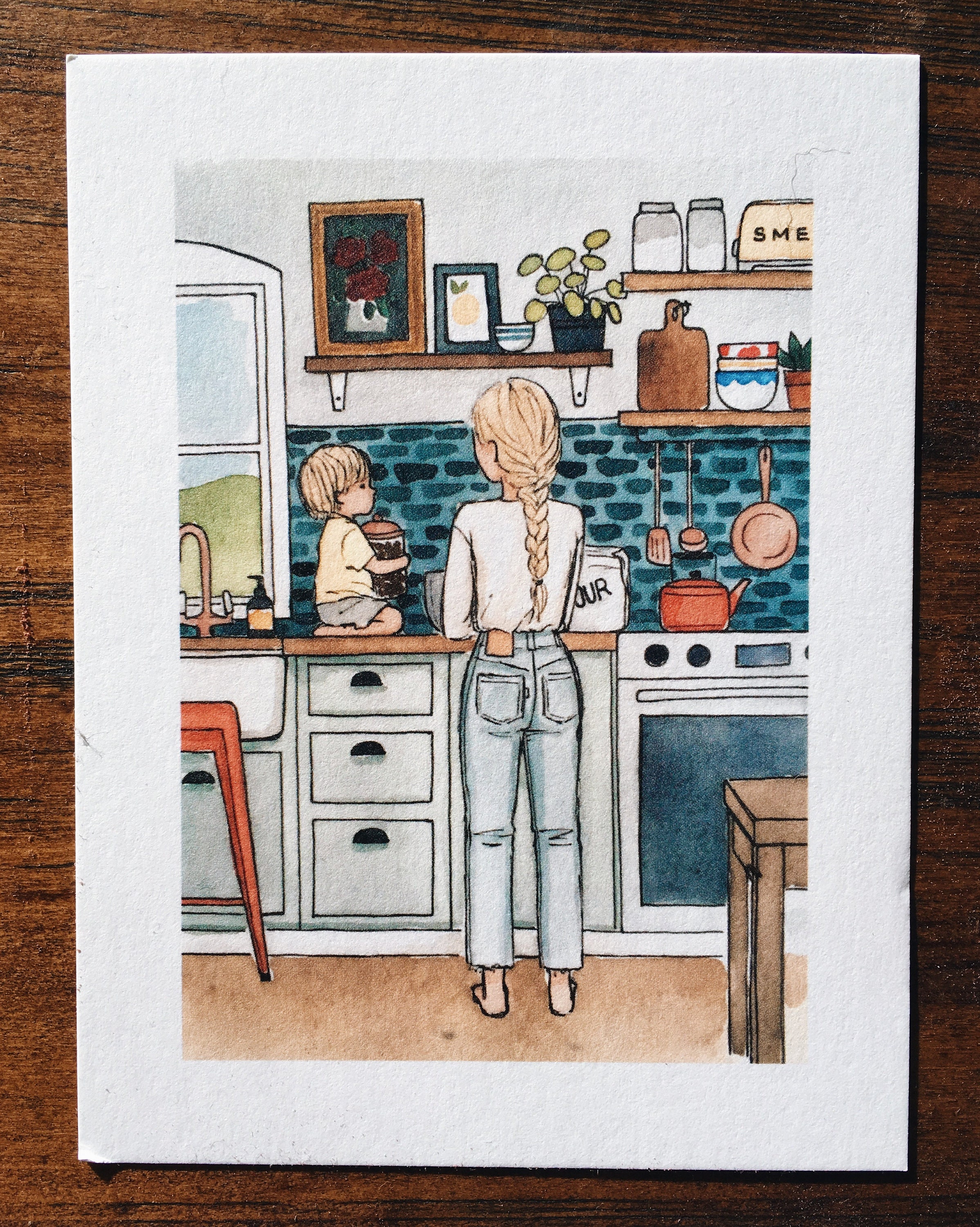 Illustrated Postcard Variety Set | Set of 6 Mix & Match | Watercolor Postcards | Mini Art Prints | Illustrated Stationary