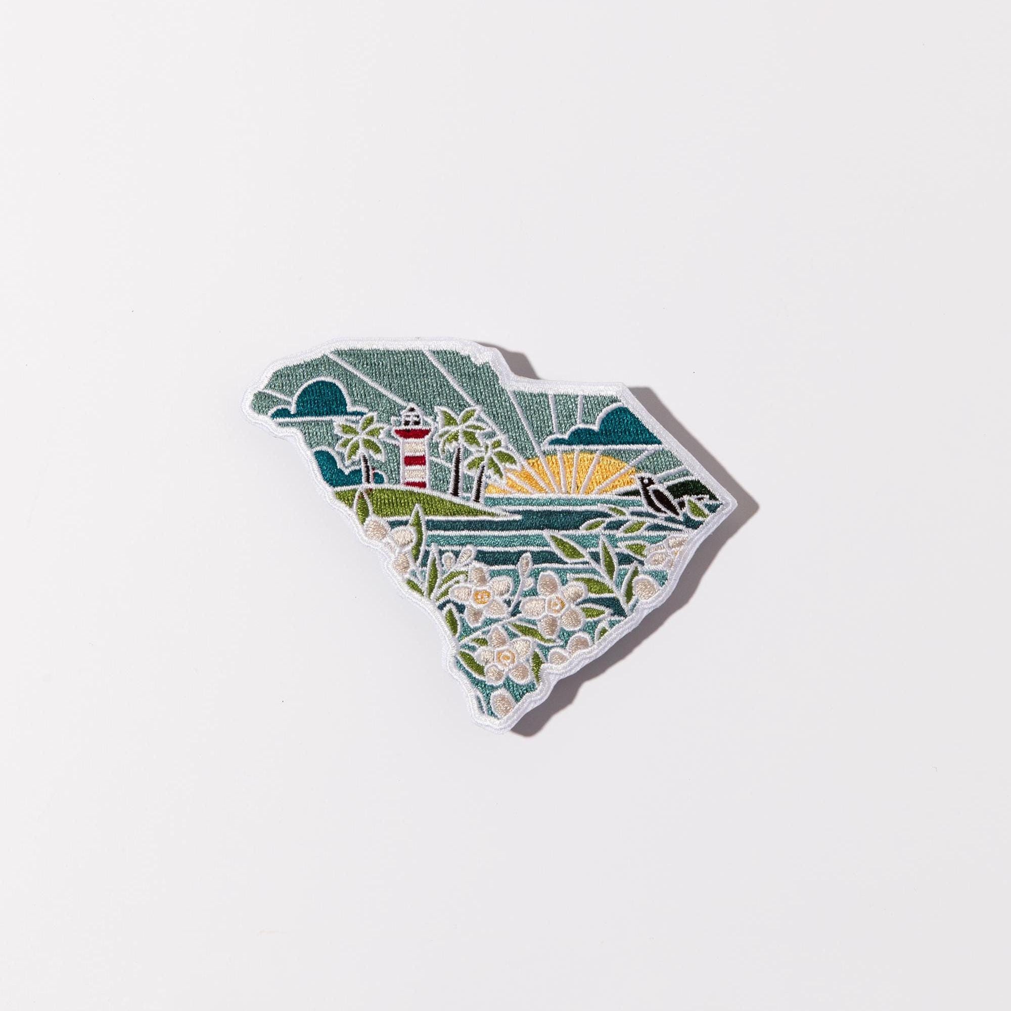 South Carolina Iron-On Patch | 4&quot; Patch | Embroidered Sew-on or Iron-on Applique