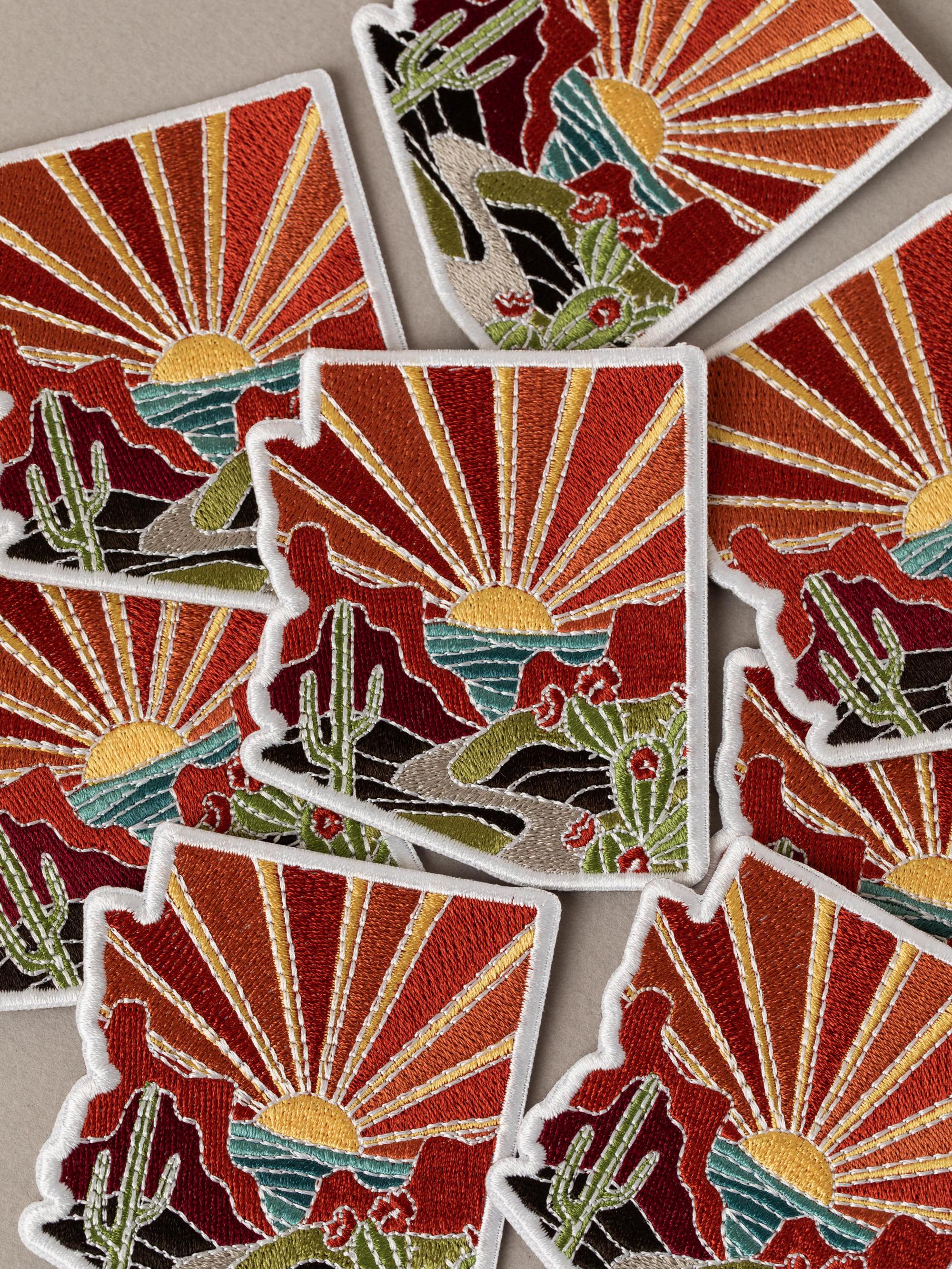 Arizona Iron-On Patch | 2.5&quot; Patch | Embroidered Sew-on or Iron-on Applique