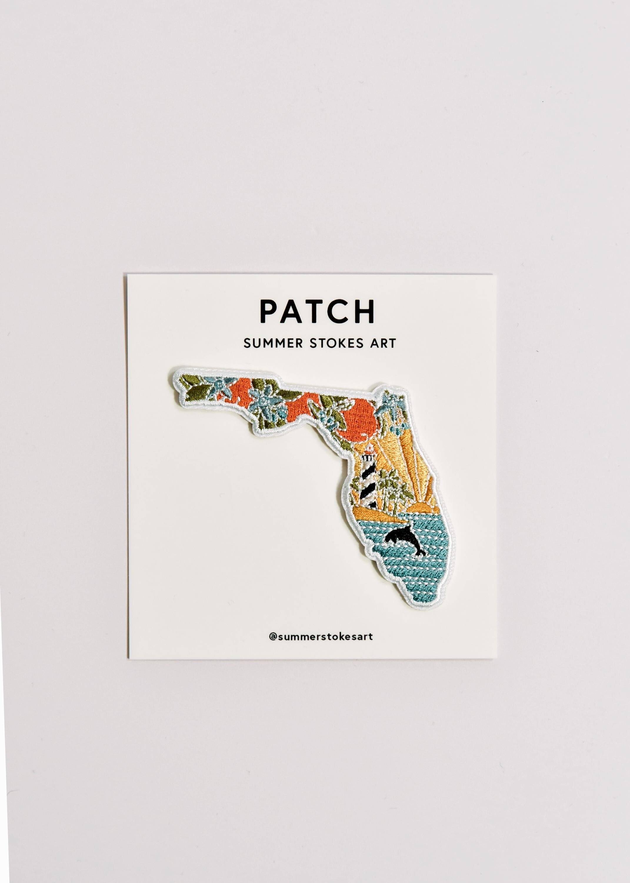 Florida Iron-On Patch | 3&quot; Patch | Embroidered Sew-on or Iron-on Applique