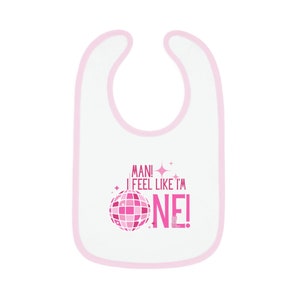 Man I Feel Like I&#39;m One, First birthday, 1st birthday, Shania Twain, first birthday theme, cowgirl, disco, bib, cake smash