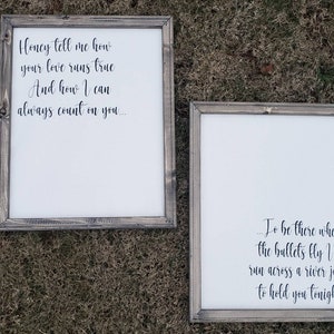 Canvas Wall Decor//Tyler Childers Song Reverse Canvases // Song Lyrics Sign // Love Sign // Christmas Gift // Anniversary Sign//