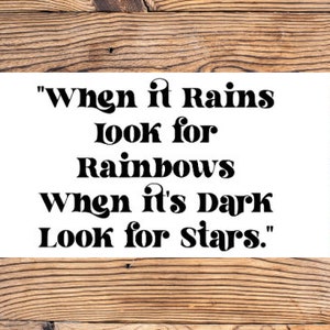 Rainbow Stars Quote PNG JPEG digital download Printable Art downloadable Graphics Wall quote