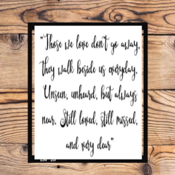 Heaven lost love one Instant PNG JPEG digital download Printable Art downloadable Graphics Wall quote