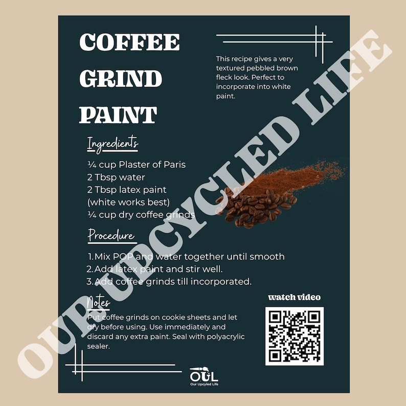 Ebook de recettes de peinture DIY | Guide de peinture craie, texture et café (téléchargement PDF) image 3