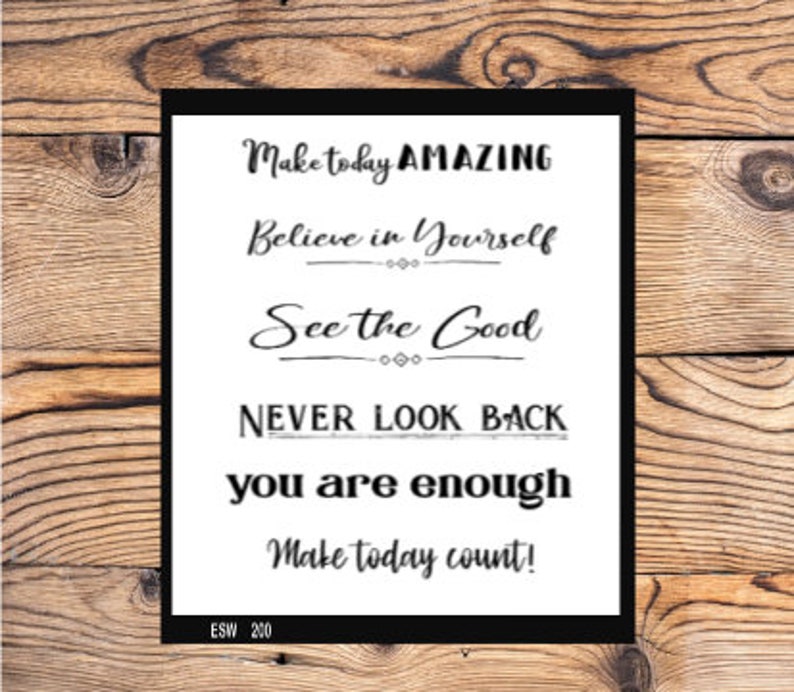 Assorted Quotes Instant PNG JPEG Digital Download Printable Etsy Canada