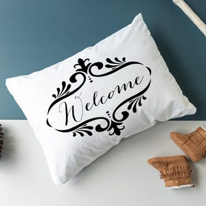 Welkomstbord Direct afdrukbare digitale download afbeelding PNG SVG JPEG