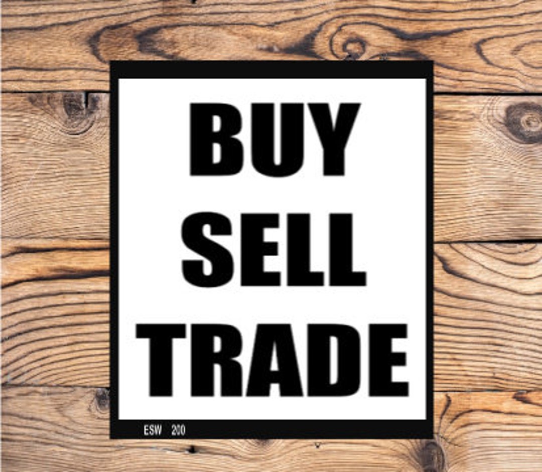 Buy Sell Trade Instant PNG JPEG Digital Download Printable Art