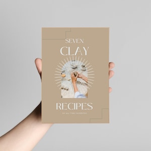 7 Must-Try Homemade Clay Recipes | Easy DIY Clay Ebook | Instant Digital Download PDF