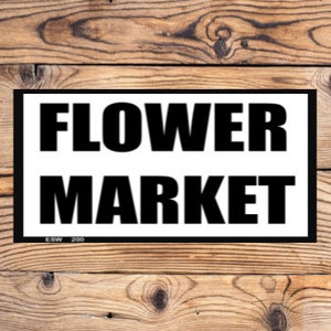 Flower Market Instant PNG JPEG digital download Printable Art downloadable Graphics Wall quote