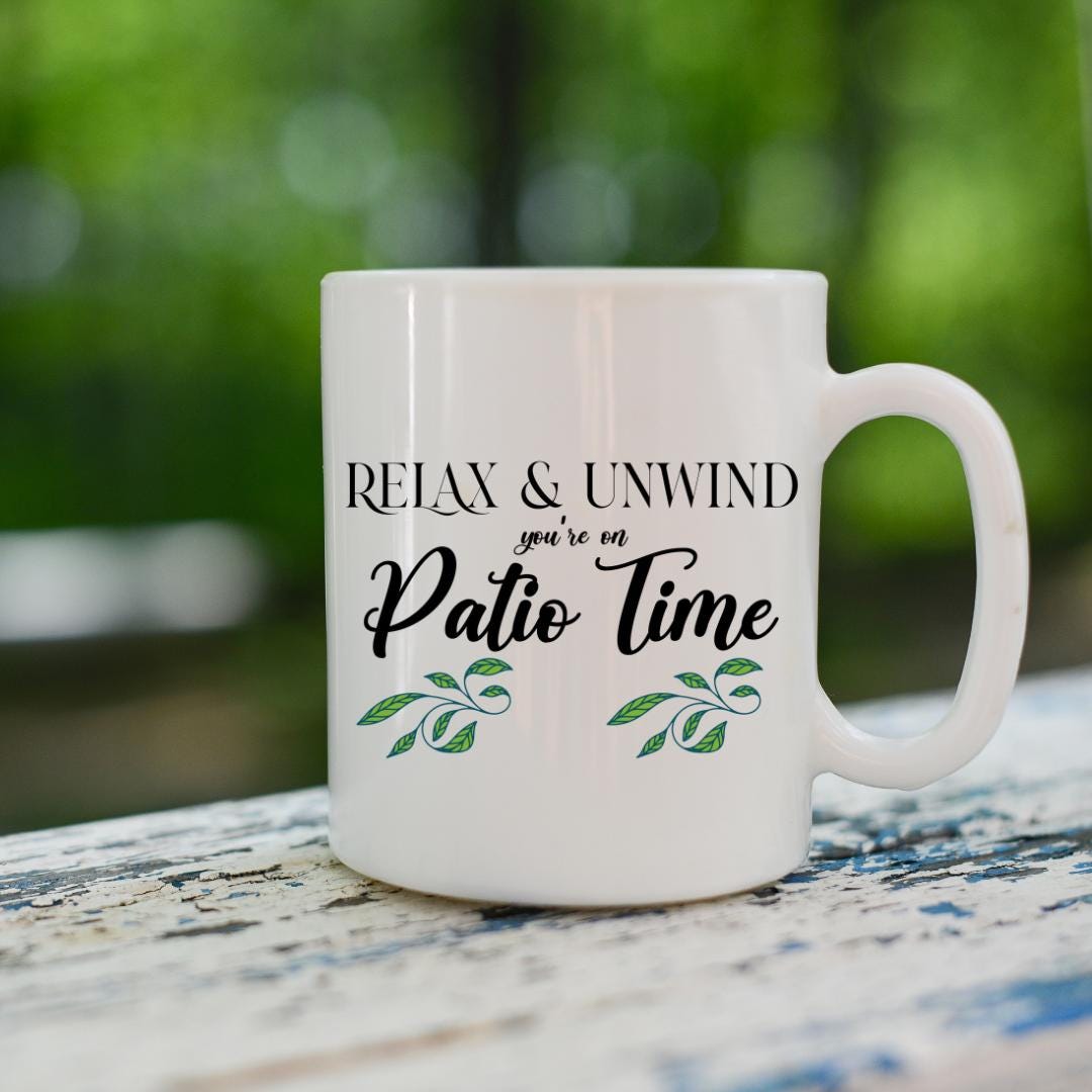 Patio Time Printable Sign | Outdoor Wall Art PNG JPEG | Summer Porch ...