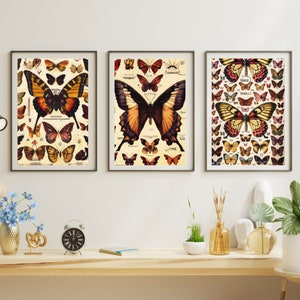 Vintage Butterfly Printable Art | Charming Wall Decor JPEG PNG | Instant Digital Download