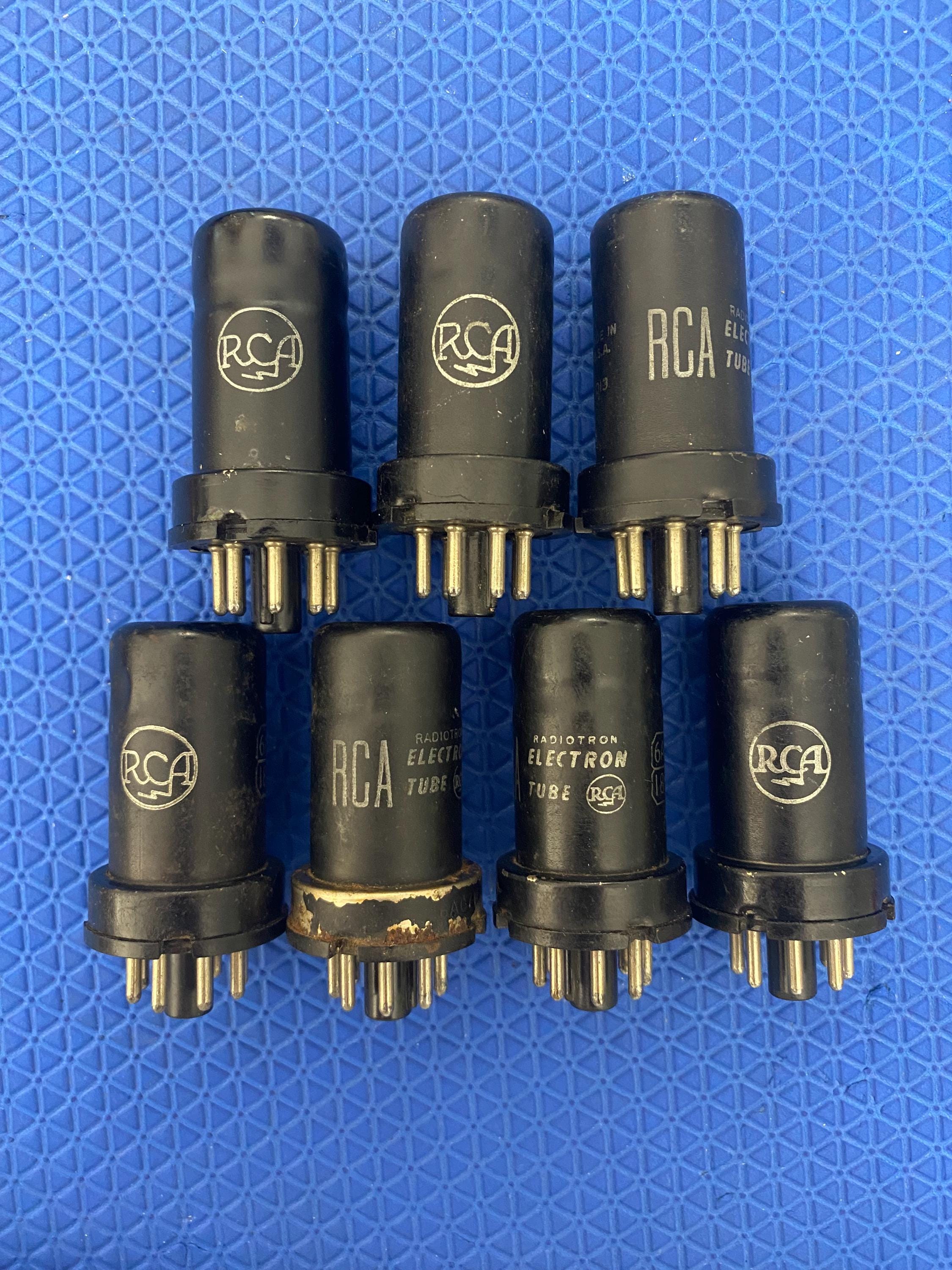 7 RCA 1852 6AC7 Vacuum Tubes Industrial Grade Lot of Seven - Etsy