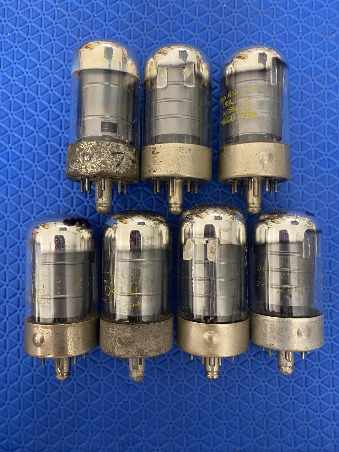 Matched Septet Sylvania 7A7 Vacuum Tubes Lot of Seven - Etsy Canada