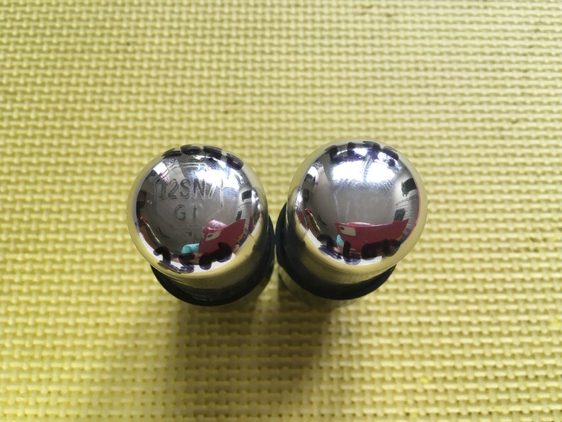 Matched Pair Sylvania Bad Boy 12SN7 12SN7GT Vacuum Tubes Valves NOS NIB