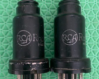 Matched Pair RCA 6J5 Vacuum Tubes Valves NOS-Testing - Etsy 日本