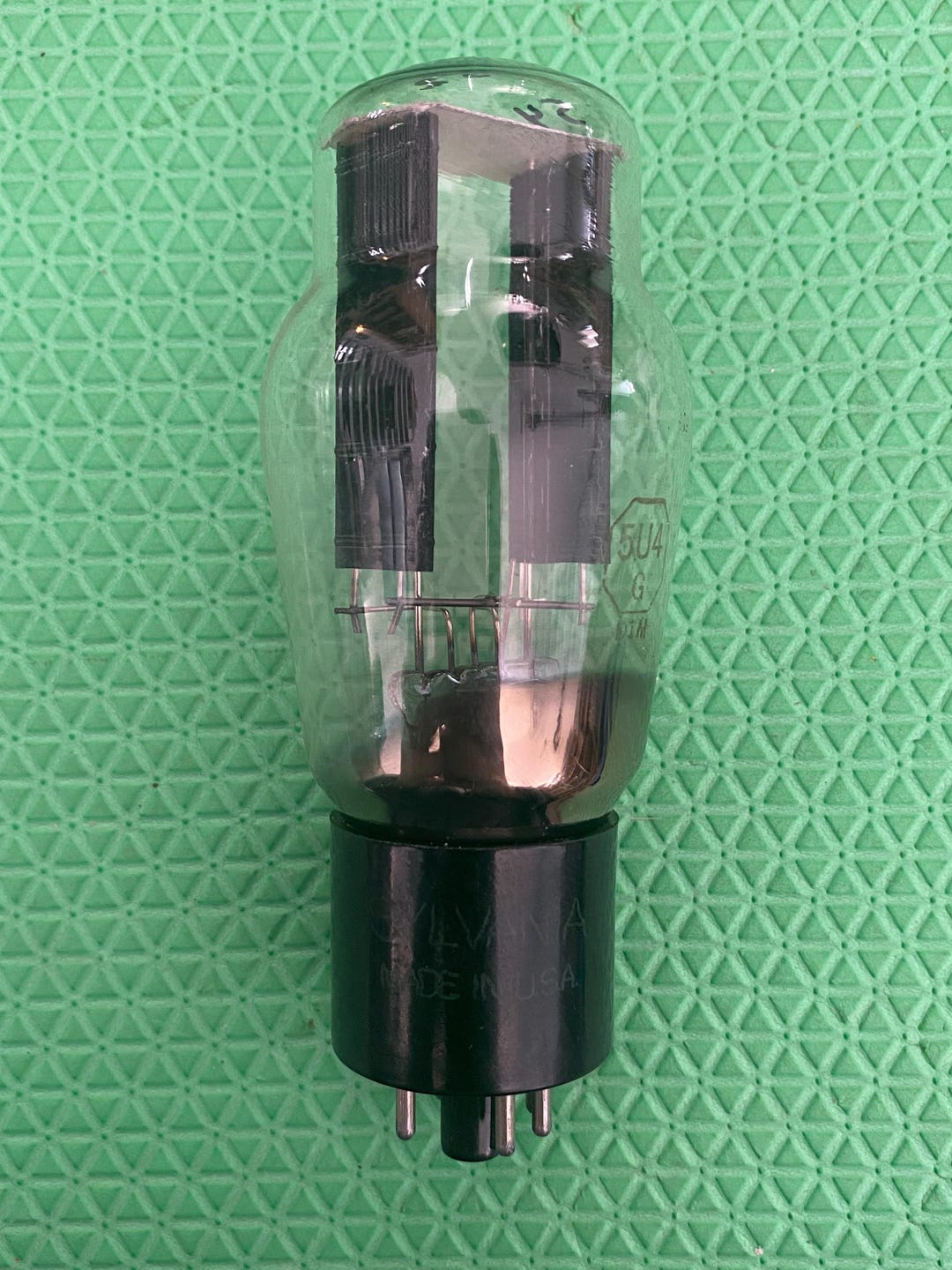 Sylvania 5U4 5U4G Vacuum Tube Rectifier Black Plate Shoulder ST Variety ...