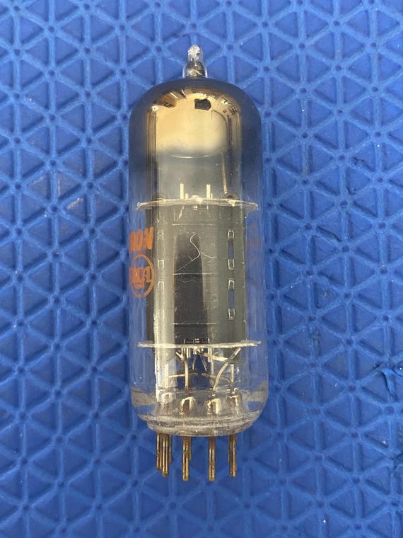 RCA5814WA NOS 真空管　ブラックプレート RCA ブラックプレート 12BZ7 真空管バルブ NOS NIB ユニバルブまたは