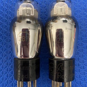2 RCA 2B7 Cunningham Radiotron Vacuum Tubes Valves Lot Of Two