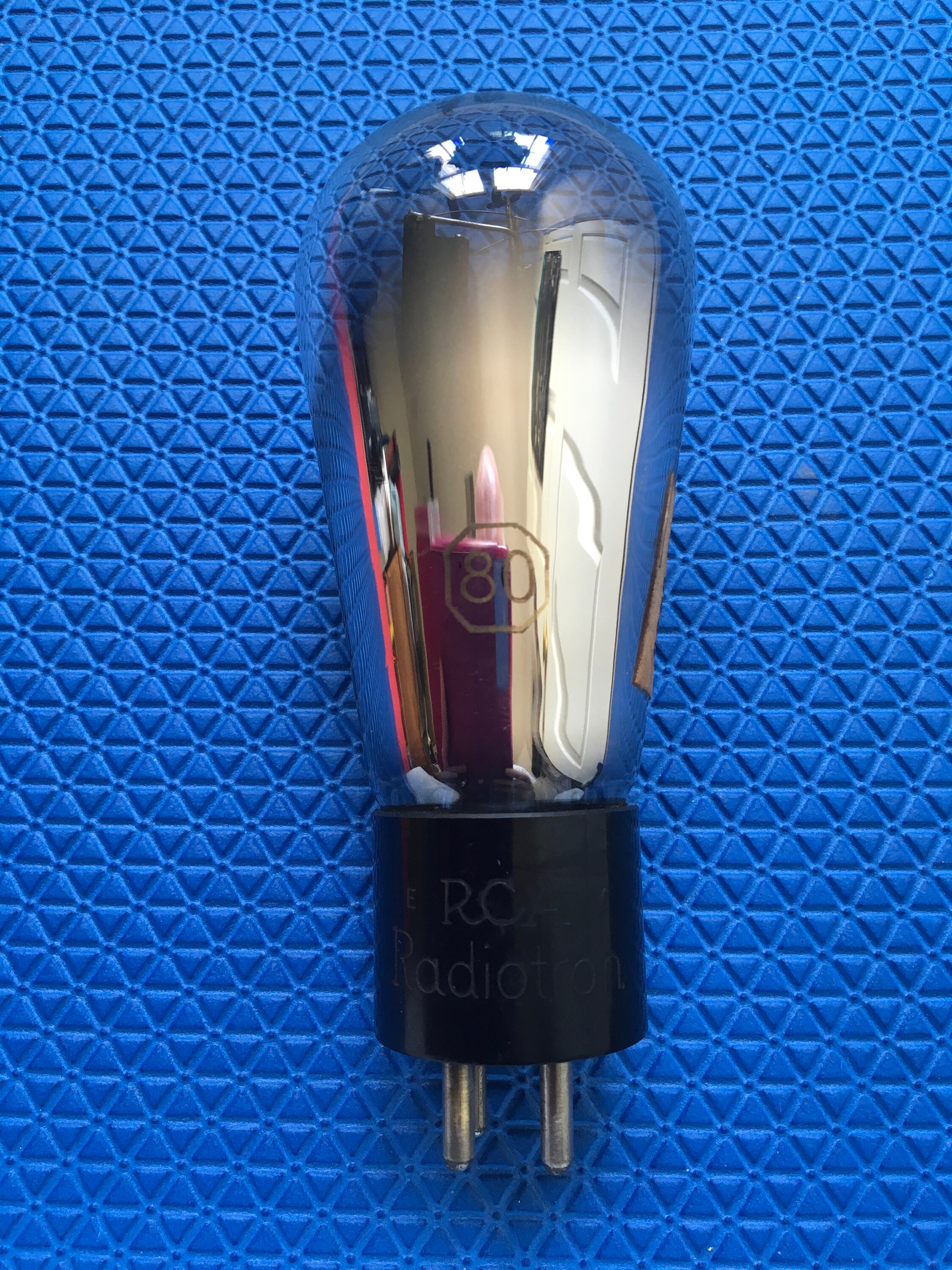 RCA Radiotron 80 Vacuum Tube Valve Rectifier Globe Balloon Etsy