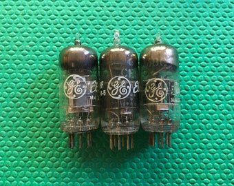 3 General Electric GE 6BC5 6CE5 Vacuum Tubes Valves NOS NIB Lot Of Three