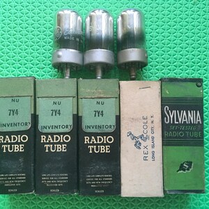 8 US-Made 7Y4 Vacuum Tubes Valves NOS NIB Lot Of Eight