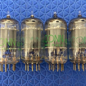 Matched Quad Sylvania 12AU7 12AU7A ECC82 Vacuum Tubes Valves CONN-Selected NOS-Testing