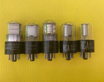 5 US-Made 3Q5 3Q5GT Vacuum Tubes Valves NOS NIB Lot Of Five