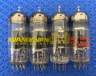 シルバニア 12HG7 12GN7 12GN7A 真空管バルブ 新品未使用 4本パック
