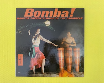 Bomba! Monitor Presents Music Of The Caribbean Vinyl Mono LP Monitor Records MF 355