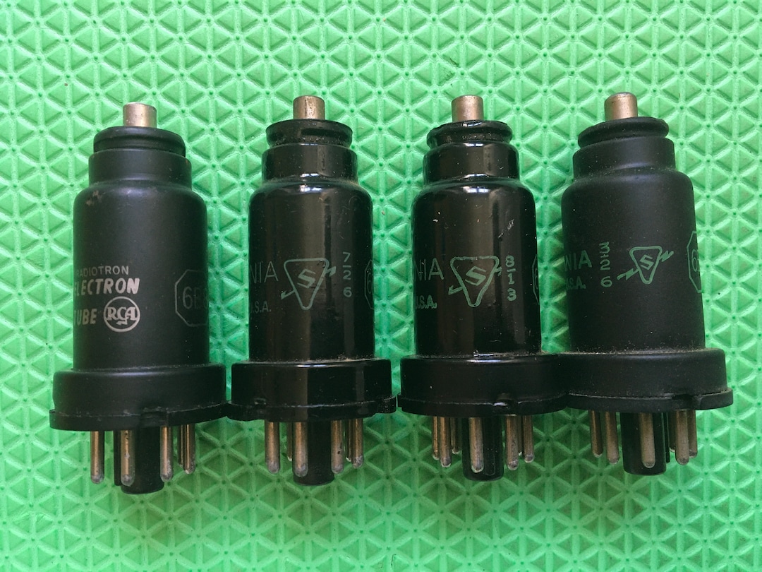 4 Us-made 6B8 Vacuum Tubes Valves NOS NIB Lot of Four - Etsy