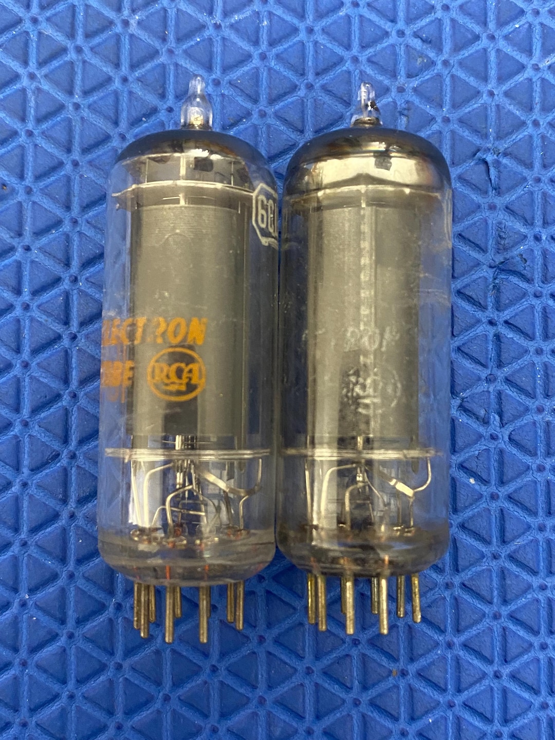 Matched Pair RCA 6CL6 Vacuum Tubes Valves Black Plate Triple 3 Mica - Etsy