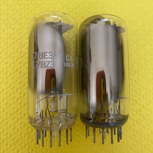 2 General Electric GE 17BE3 / 17BZ3 Vacuum Tube Valves NOS NIB Lot Of Two