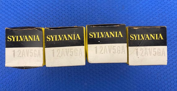 シルバニア 12AV5 12AV5GA 真空管 4本 NOS NIB 4個セット - Etsy 日本